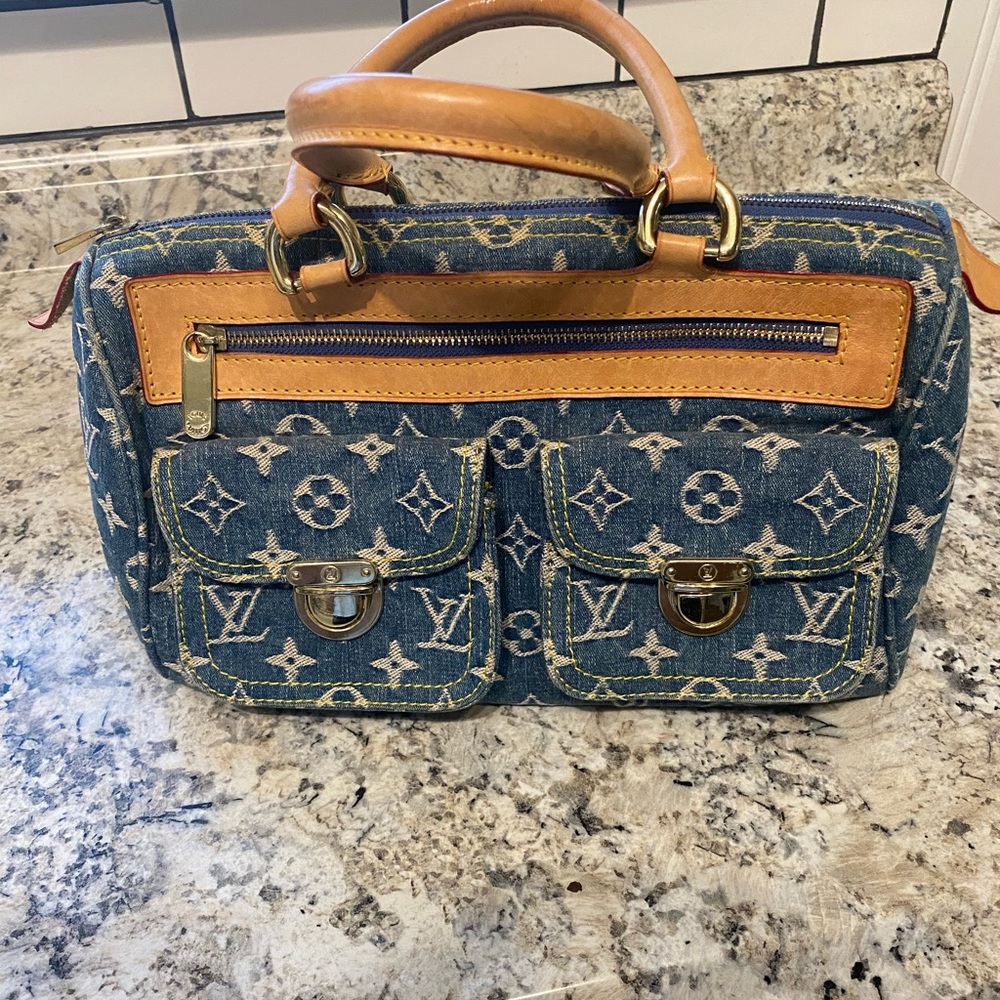 COPY - Denim LV bag